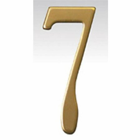MAILBOX ACCESSORIES Brass Address Numbers Size - 3 Number - 7-Brass BR3-7